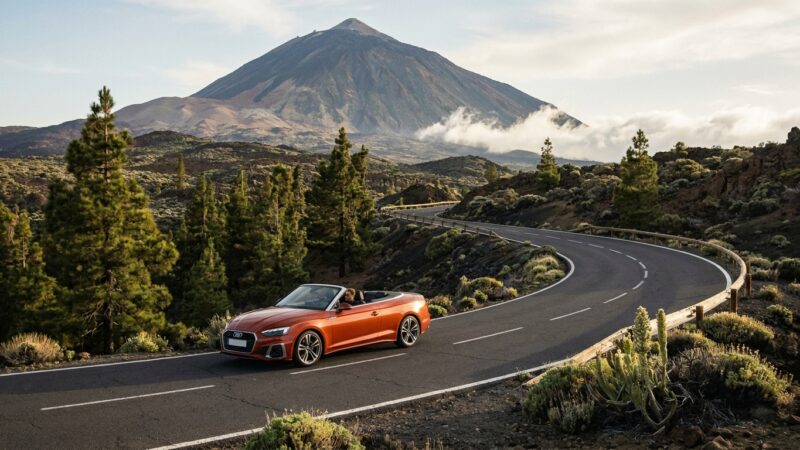 Audi A5 Cabrio Tenerife Driving Review