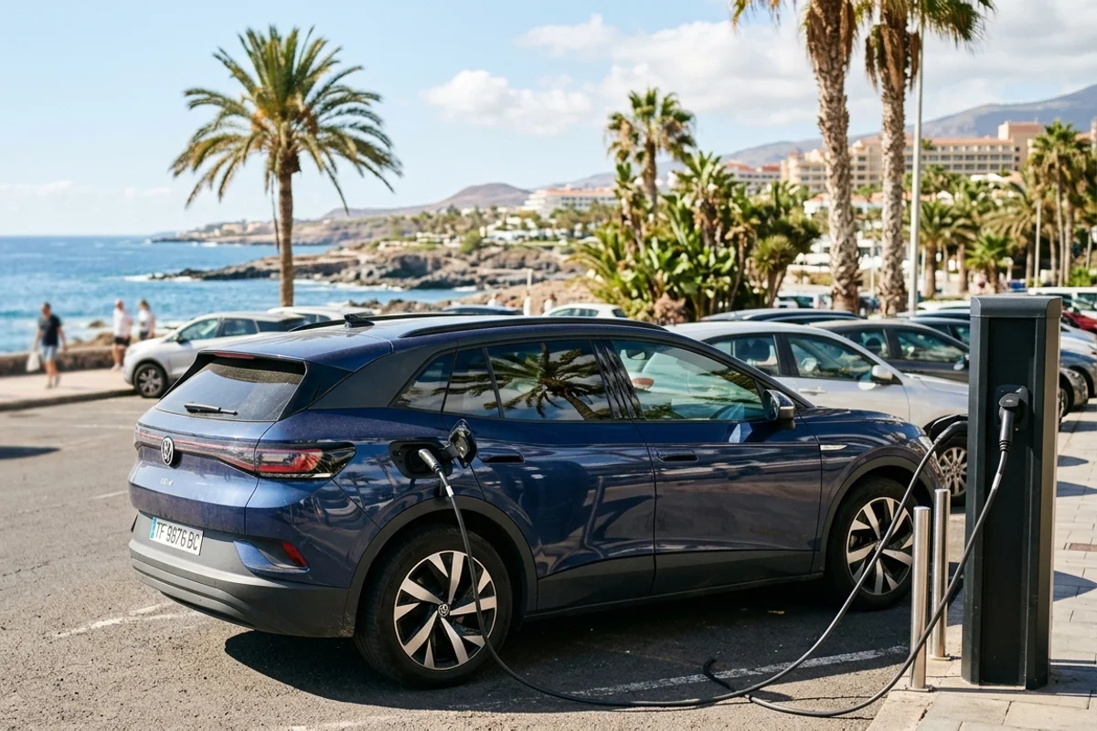 Elektromobilių ir hibridinių automobilių nuoma Tenerifėje: įkrovimas, nuvažiuojamas atstumas ir sąžininga realybė