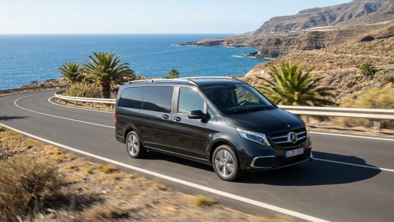 Mercedes-Benz V-Class Driving Review in Tenerife