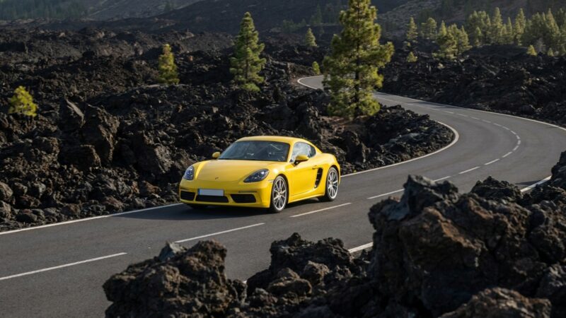 Porsche 718 Cayman Driving Review in Tenerife