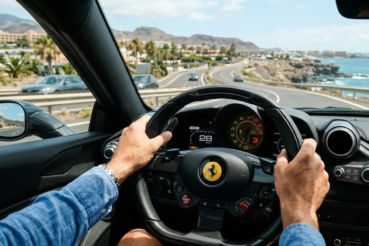 Renting a Ferrari in Tenerife: What It Costs and How the Day Works